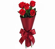Букет 5 Красных роз Эдлесс Лав в Петино