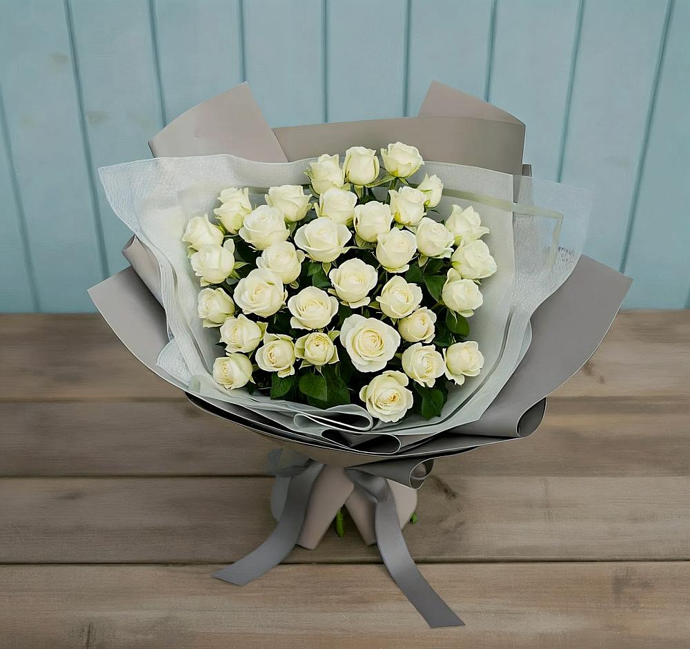 Букет Белоснежная нежность в Петино