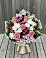 Букет цветов из: Альстромерии, Гвоздики, Розы и Хризантемы в Петино