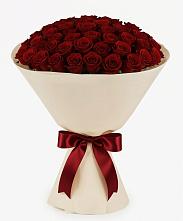 Букет 101 Бордовая роза Блэк Бакарра в Петино