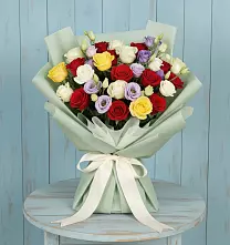Букет цветов из:  Розы в Петино
