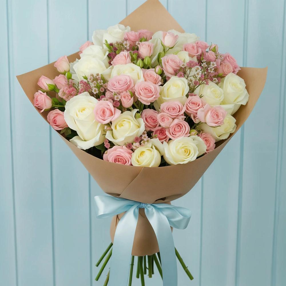 Букет цветов из: Розы в Петино