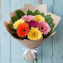 Букет цветов из:  Герберы #REPLACE_PRED# Петино