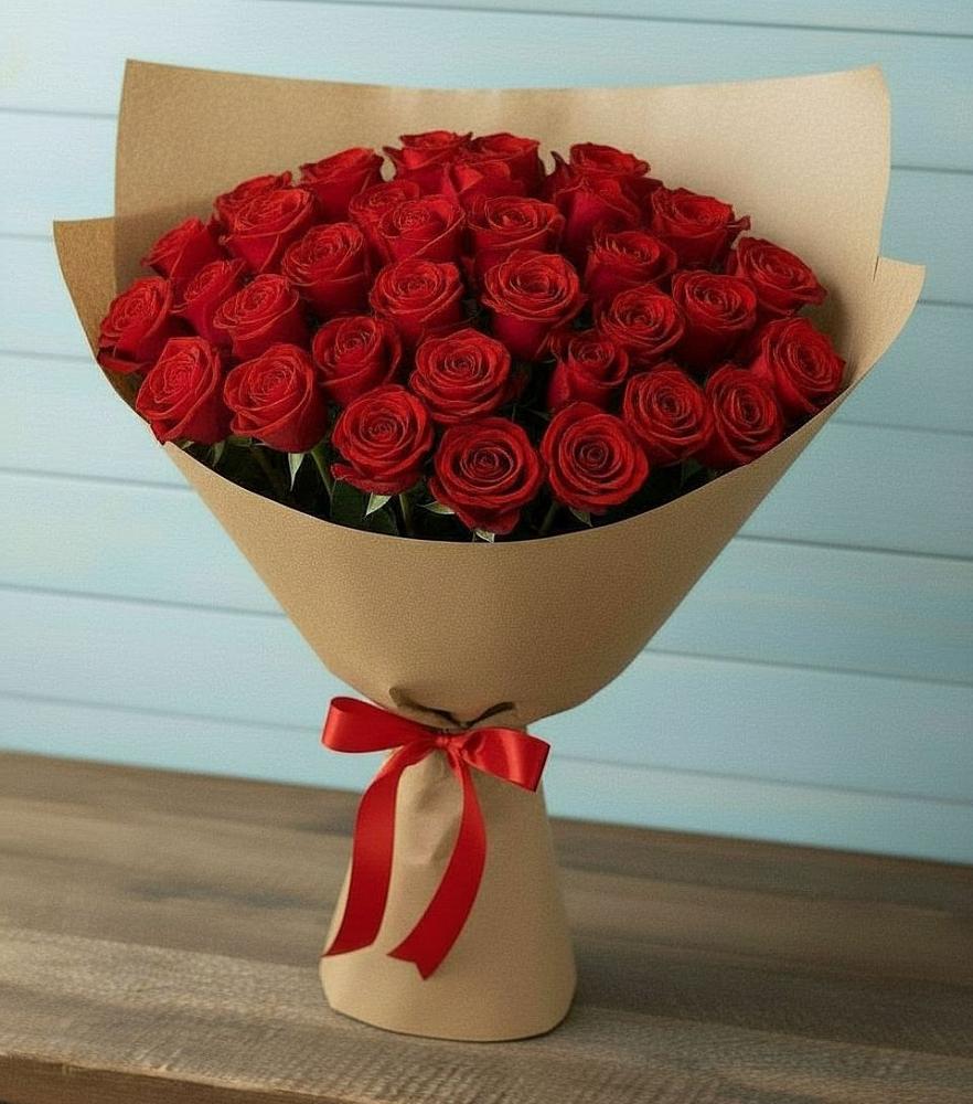Букет Красные розы Милано в Петино