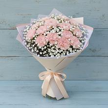Букет цветов из:  Гвоздики в Петино