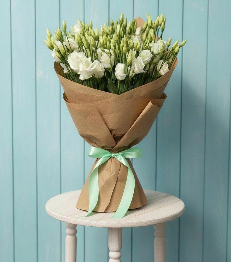 Букет цветов из: Лизиантусы в Петино