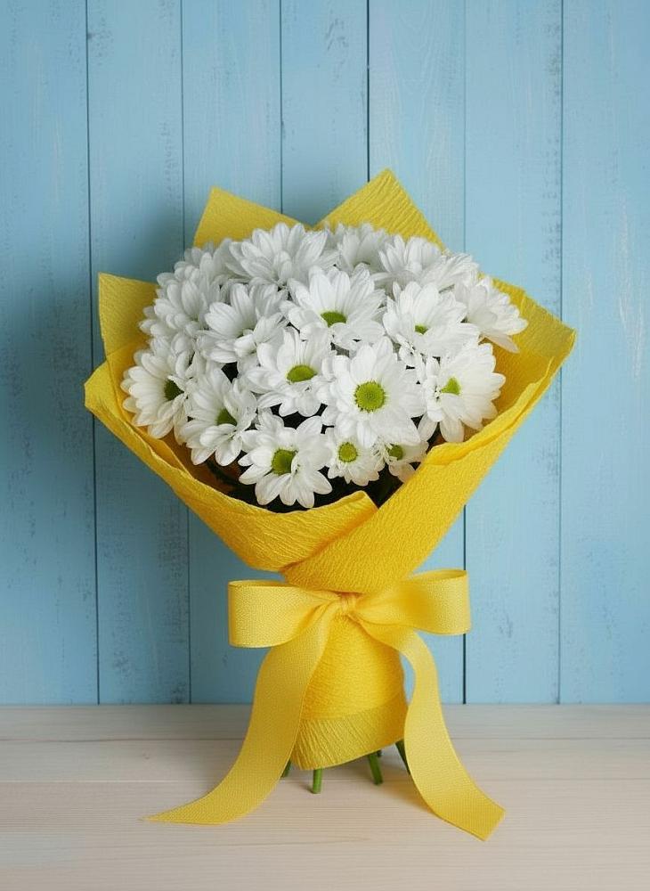 Букет цветов из: Хризантемы в Петино