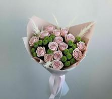 Букет цветов из:  Розы и Хризантемы в Петино