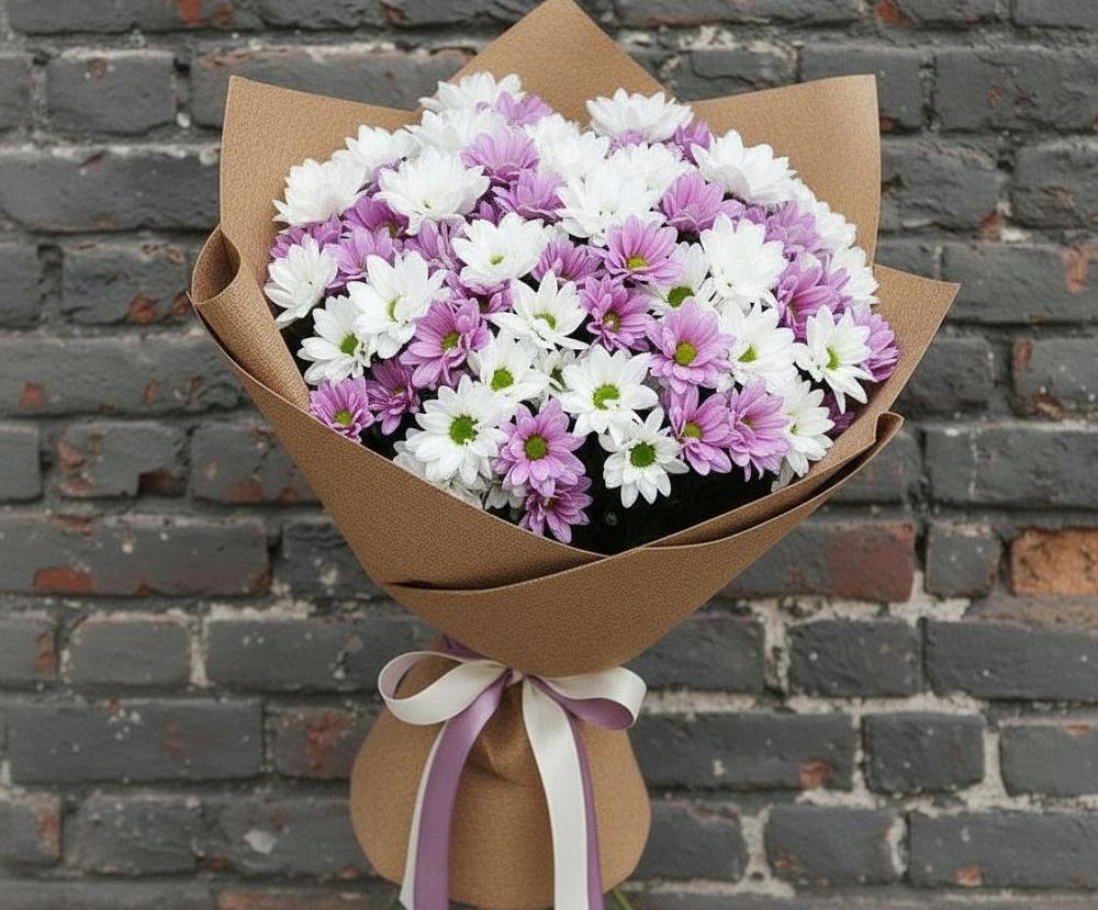 Букет цветов из: Хризантемы в Петино