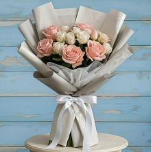 Букет цветов из:  Розы #REPLACE_PRED# Петино