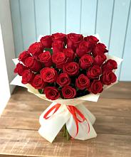 Букет 29 Красных роз в Петино