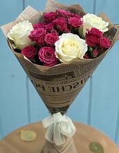 Букет цветов из:  Розы #REPLACE_PRED# Петино