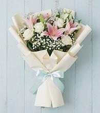 Букет цветов из:  Лилии #REPLACE_PRED# Петино